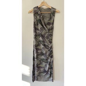 Aritzia Wilfred Free Abstract/Floral Pattern Sleeveless Dress